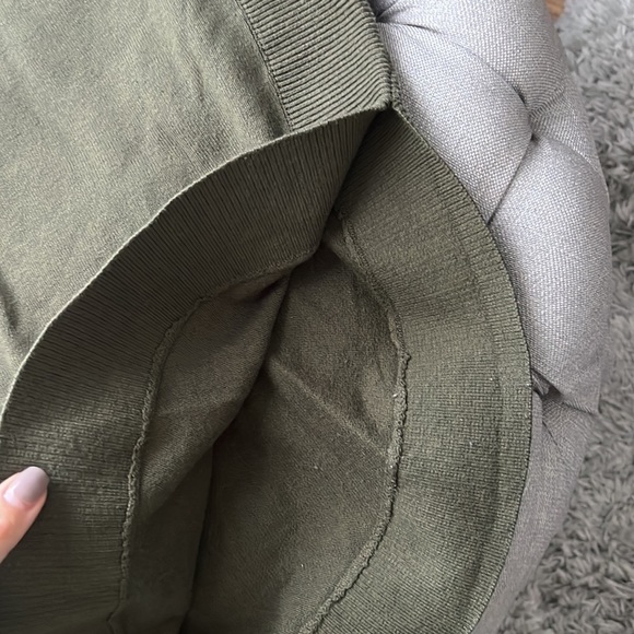 Express Green Strappy Open Back Sweater - Picture 3 of 6